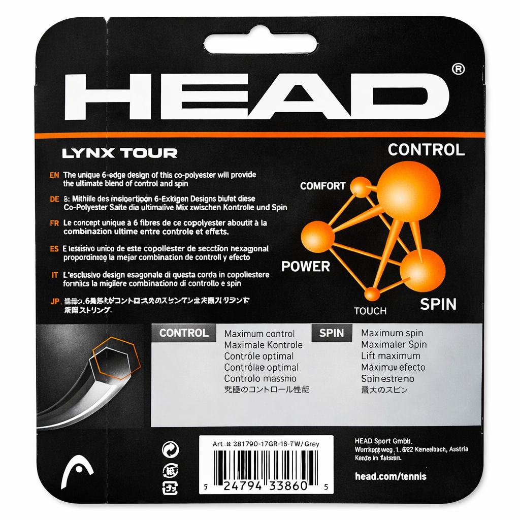 SET DE ENCORDADO HEAD LYNX TOUR 16 GR