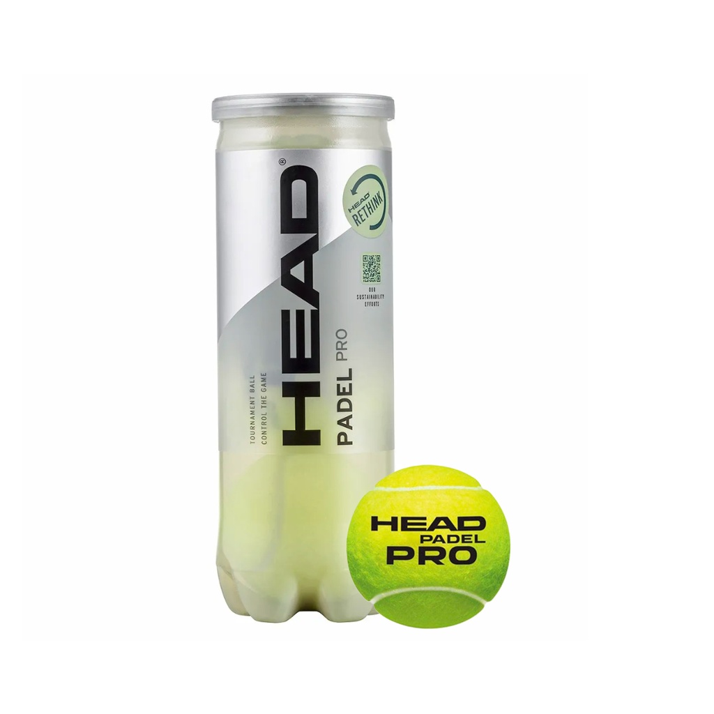 TUBO DE PELOTAS HEAD PADEL PRO