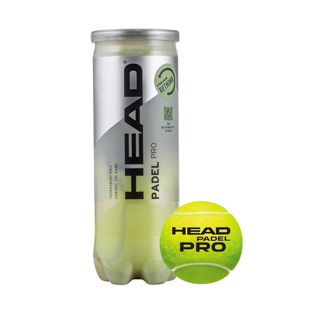 TUBO DE PELOTAS HEAD PADEL PRO