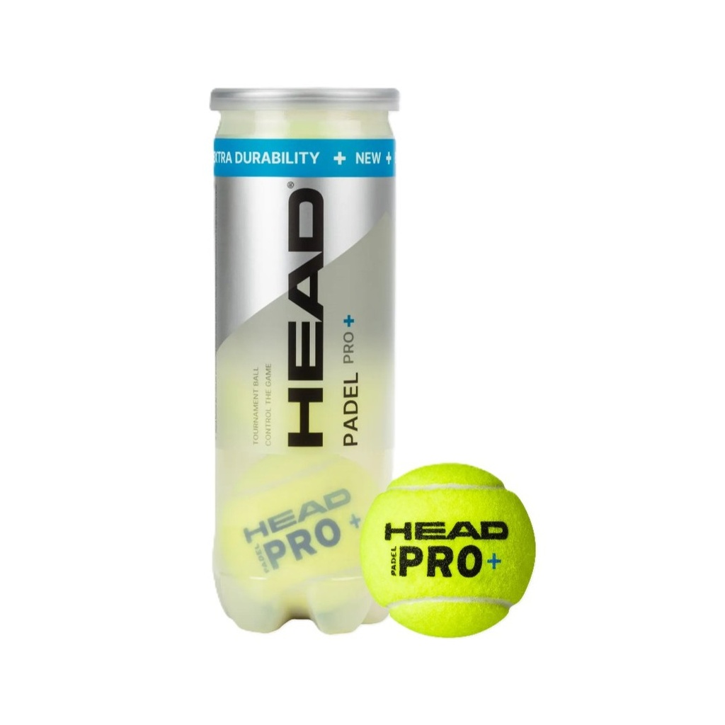 TUBO DE PELOTAS HEAD PADEL PRO +