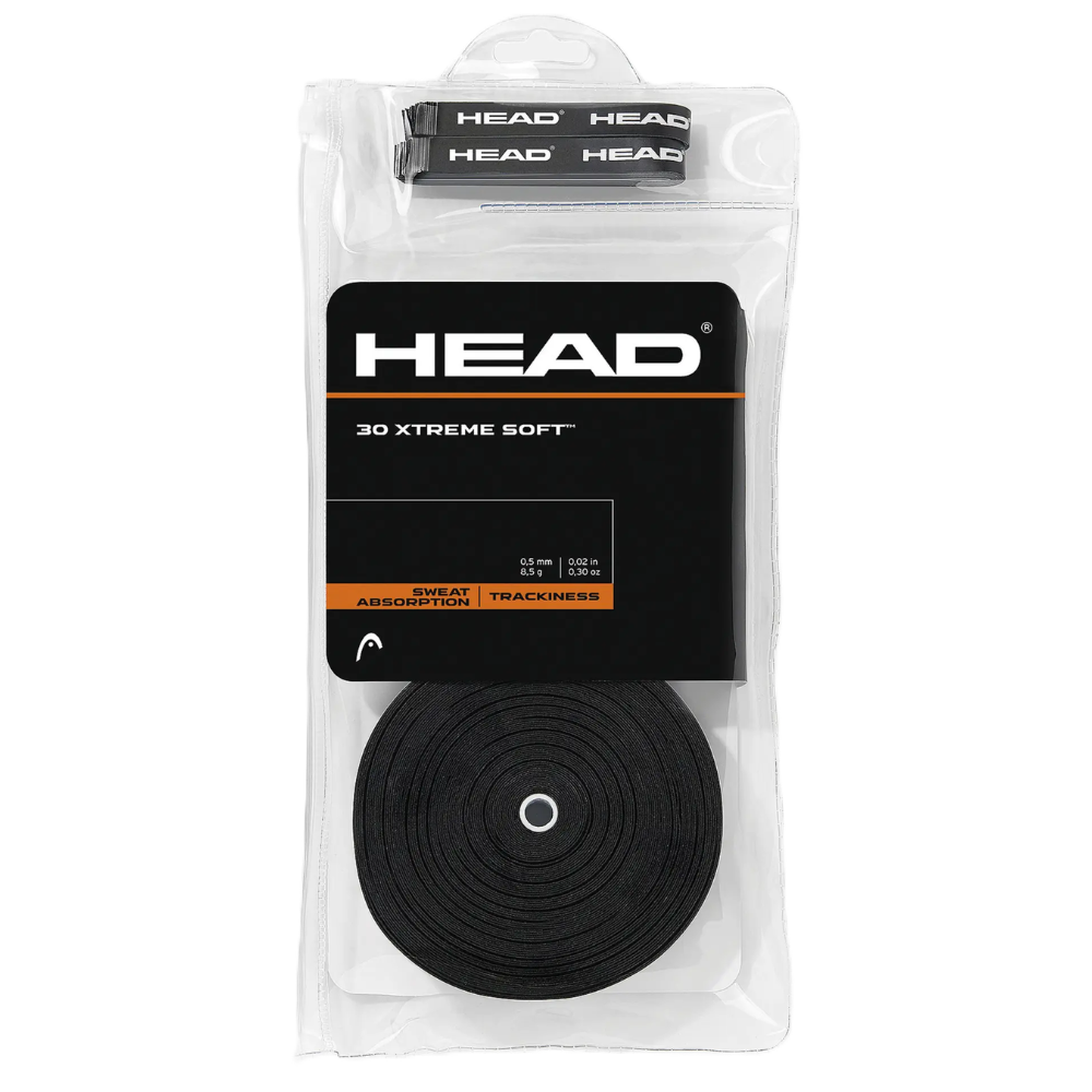 PACK X30 OVERGRIP HEAD XTREME SOFT BK