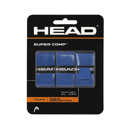 [285088 BL] PACK X3 OVERGRIP HEAD SUPER COMP BL