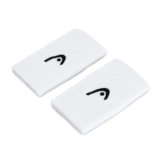 [285070 - WH] PACK X2 MUÑEQUERAS HEAD TIPO TOALLA 5" WH